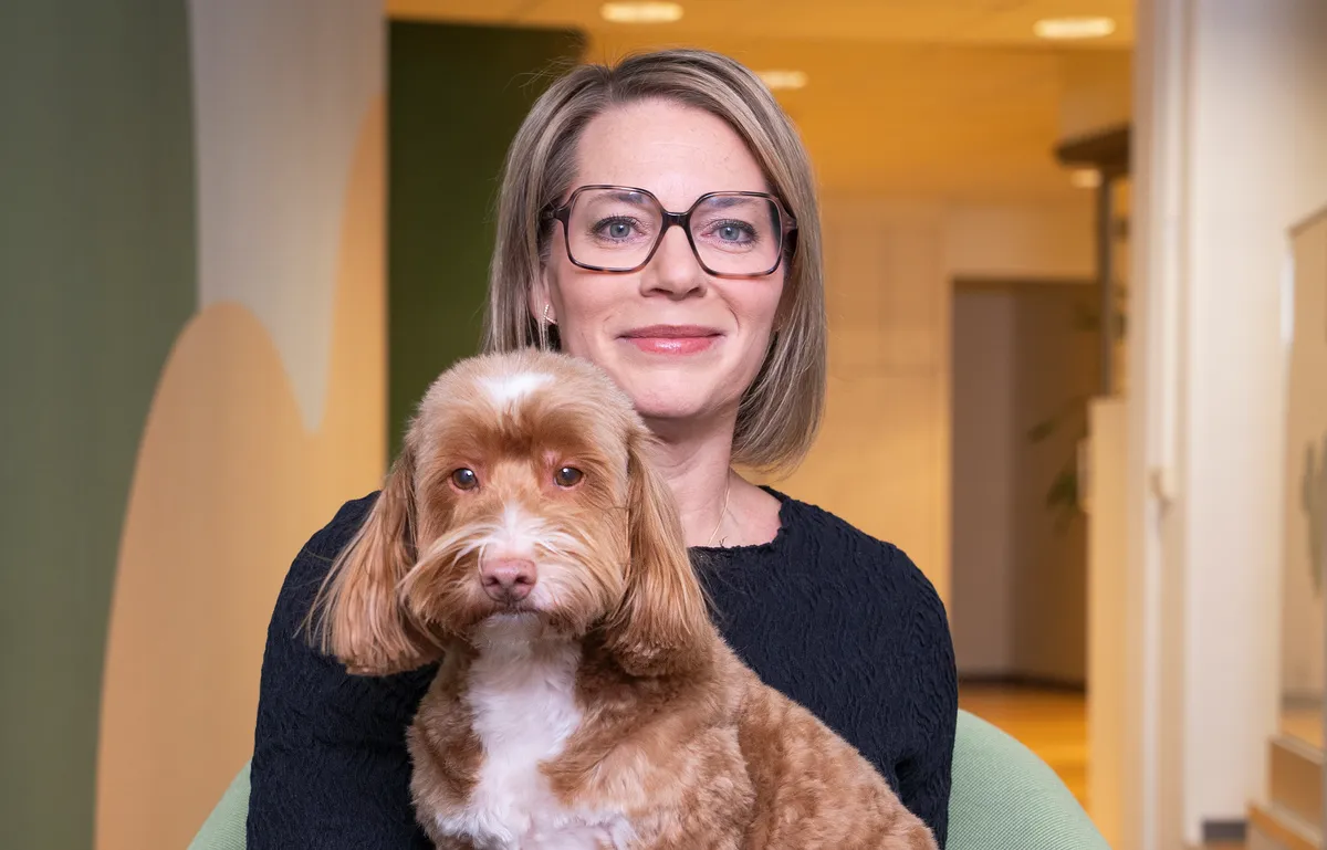 Linda Kreutz med Bella